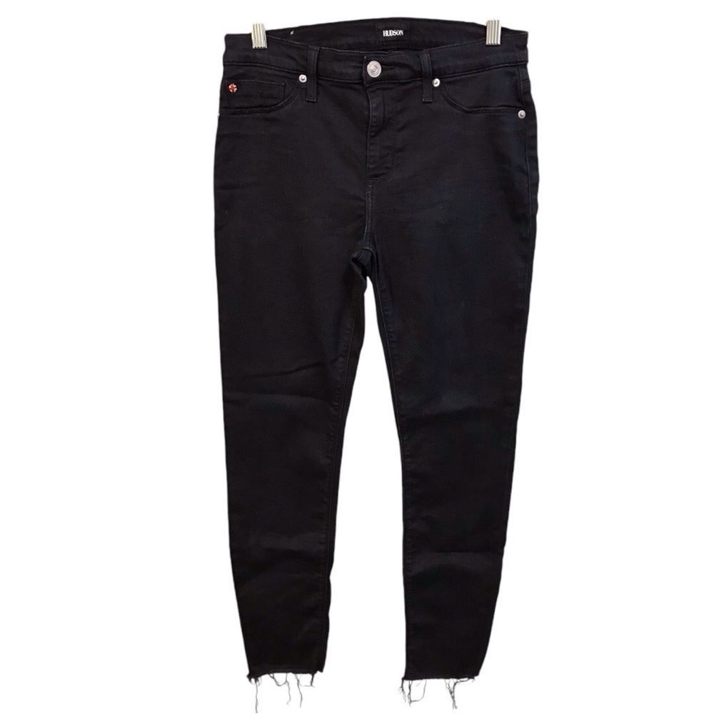 Hudson Natalie mid rise super skinny ankle jeans
